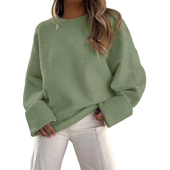 STELLA™ - Long Sleeve Crewneck Pullover Sweater for Everyday Warmth