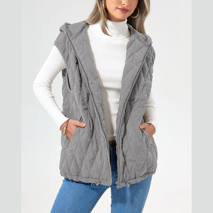 LIAM™ - Cozy Sleeveless Hooded Winter Coat with Pockets