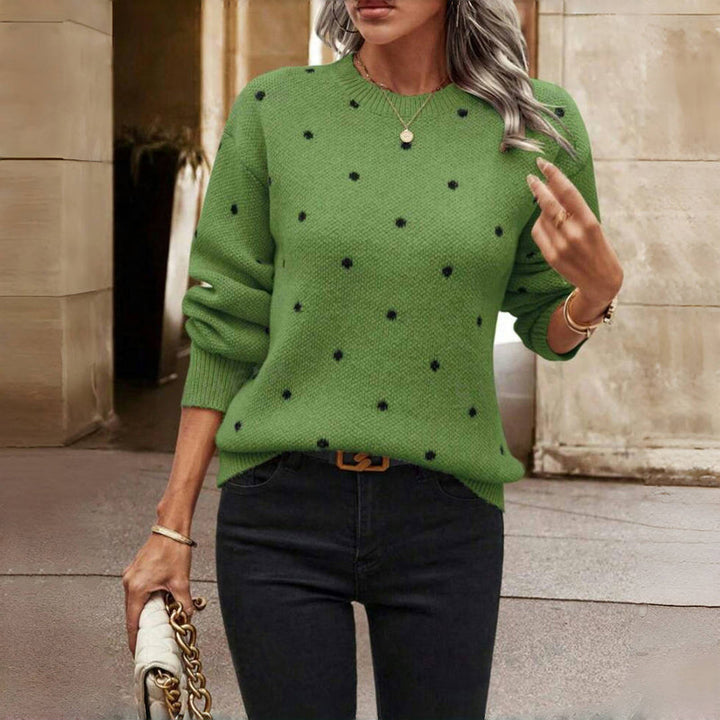 MAEVE™-  Polka Dot Sweater