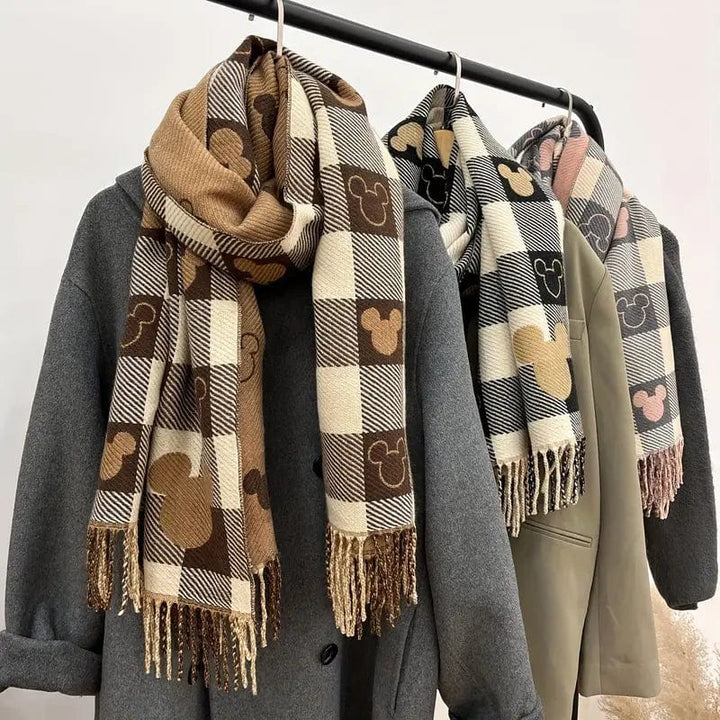 CELESTE™ | Soft Touch Plaid Scarf