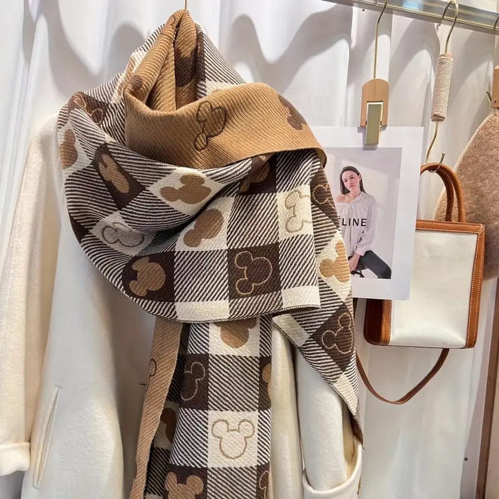 CELESTE™ | Soft Touch Plaid Scarf