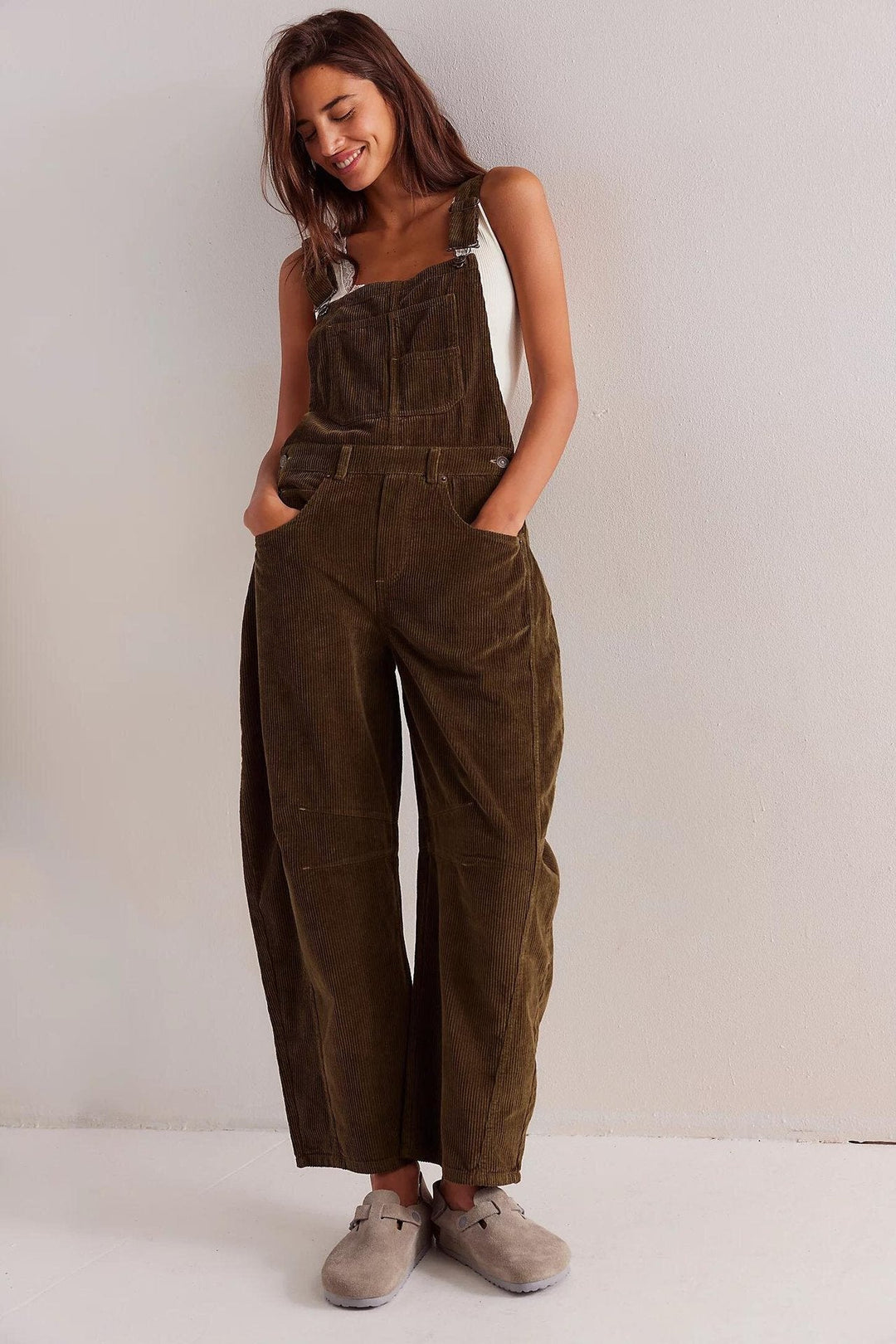 PANIZ™ - Vintage Overalls Wide-Leg Adjustable Jumpsuit