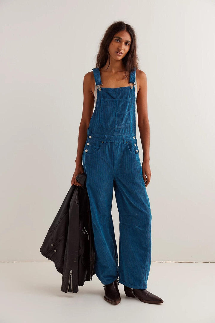 PANIZ™ - Vintage Overalls Wide-Leg Adjustable Jumpsuit