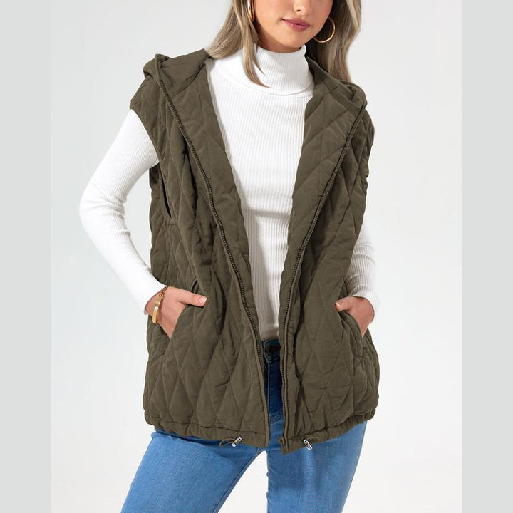 LIAM™ - Cozy Sleeveless Hooded Winter Coat with Pockets