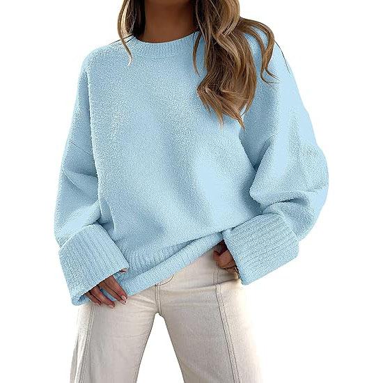 STELLA™ - Long Sleeve Crewneck Pullover Sweater for Everyday Warmth