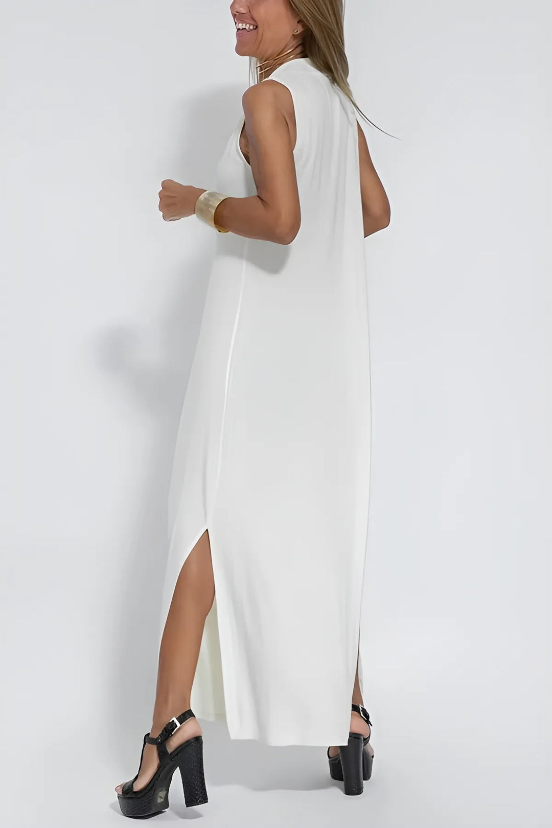 CLARA™ -Stylish Maxi Dress with Free Cardigan
